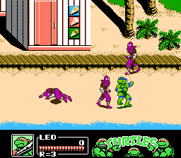 Teenage Mutant Ninja Turtles III: The Manhattan Project gameplay screenshot